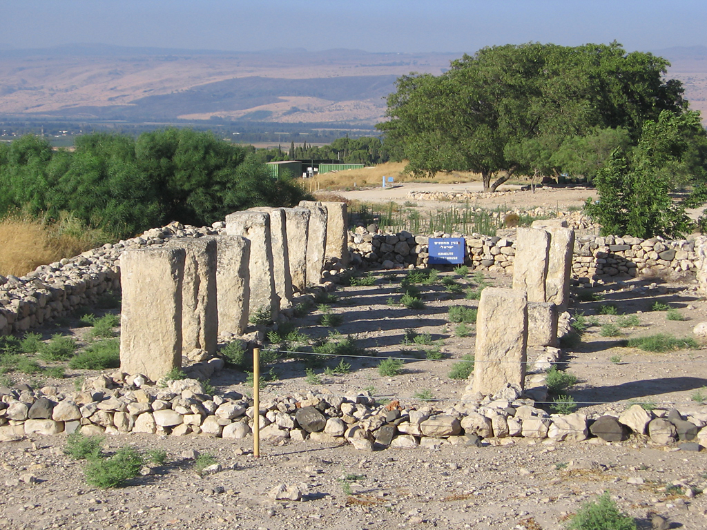 Excavations at Tel Hazor in northern Palestine