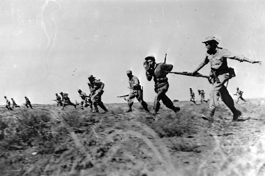 Israeli soldiers during the 1948 War of Independence