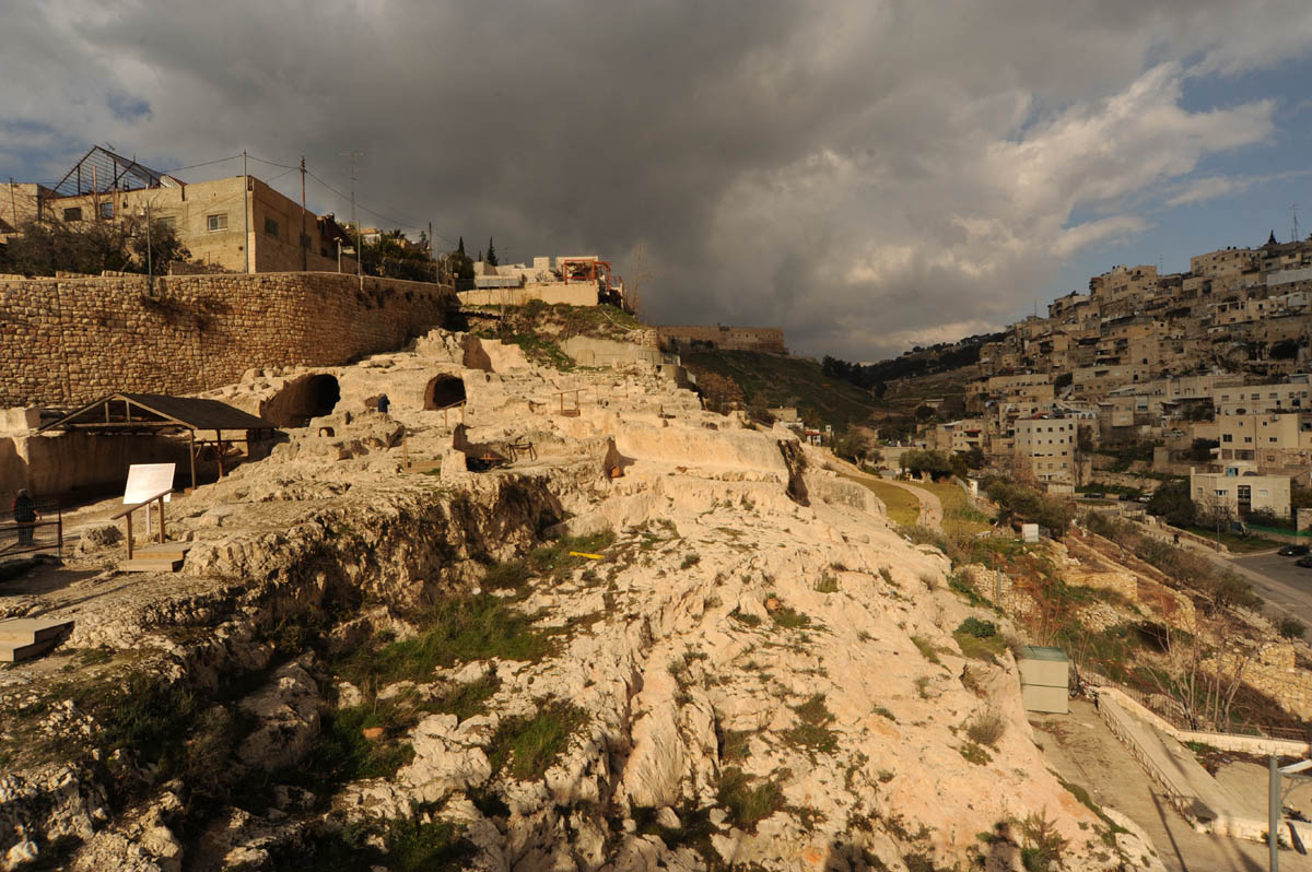 King David's traditional tomb site in Palestine