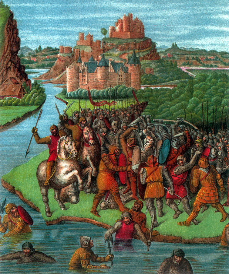 Artistic depiction of the Maccabean Revolt in Palestine